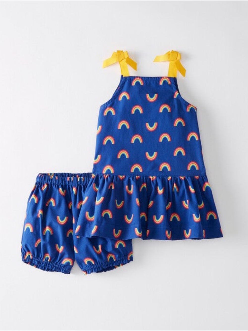Rainbow Ribbon Sundress & Shorts Set Hanna Andersson